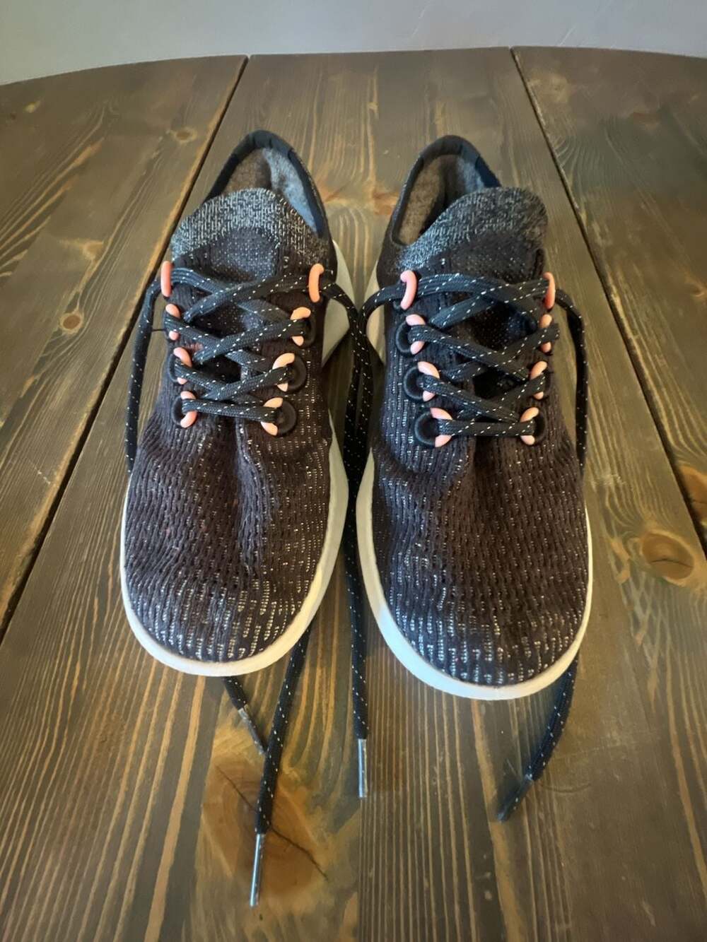 Allbirds Tree Dasher 2 8.5W Running Shoes Black Bloom Coral